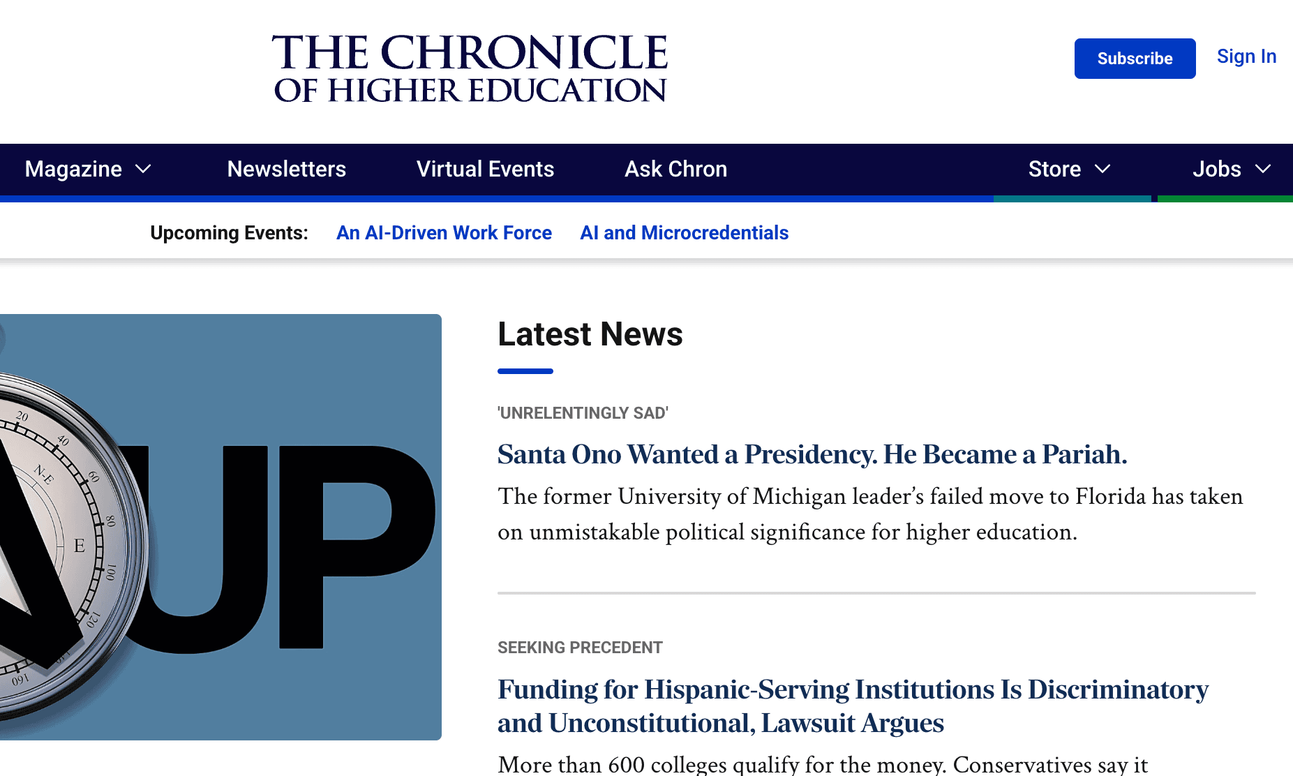 Chronicle of Higher Education image 1